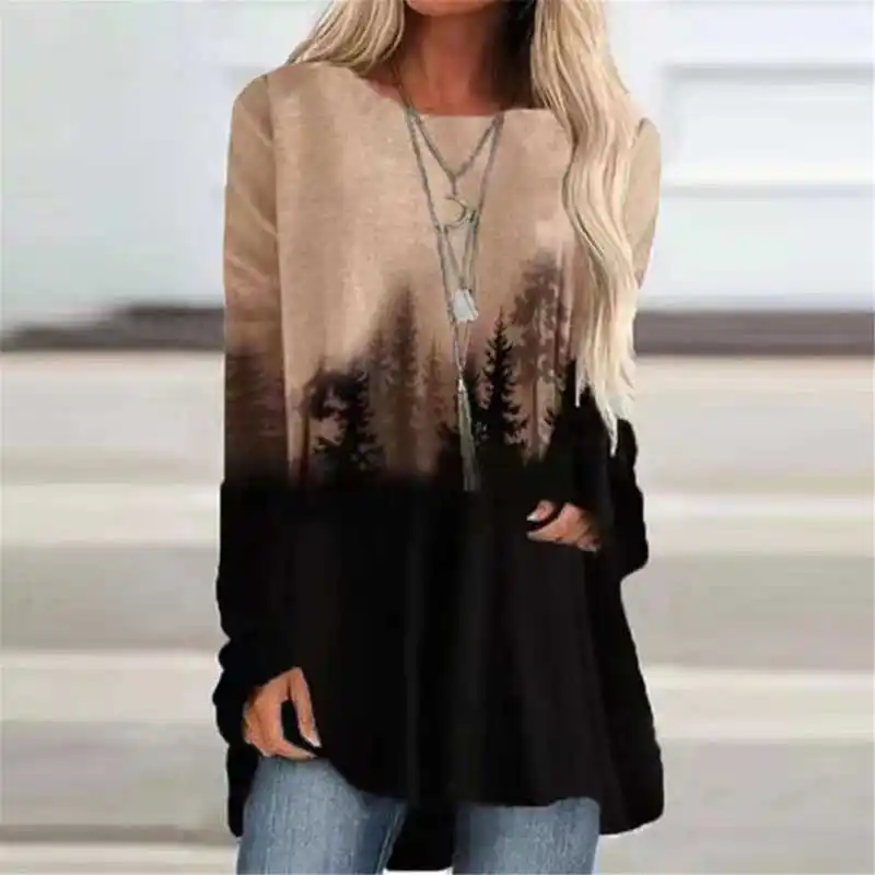 Plus Size Women Clothing Winter Long Sleeve Oversized T Shirt Tops Women 2021 Vintage Clothes Print Long T-shirts
Plus Size Women Clothing Winter Long Sleeve Oversized T Shirt Tops Women 2021 Vintage Clothes Print Long T-shirts