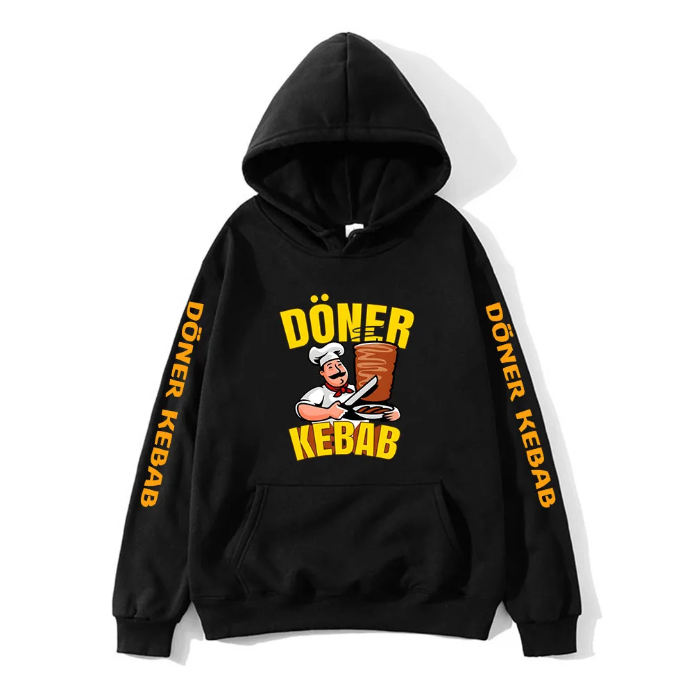 Толстовки Doner Kebab для женщин, топы, свитшот с графическим принтом кебаб-ротисерией, модная уличная одежда Y2k, мужские забавные пуловеры
Толстовки Doner Kebab для женщин, топы, свитшот с графическим принтом кебаб-ротисерией, модная уличная одежда Y2k, мужские забавные пуловеры
