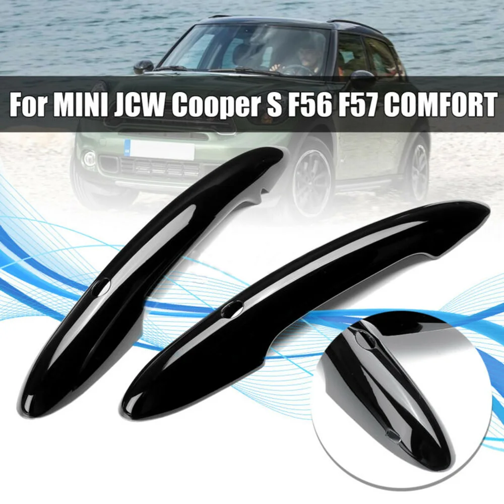 F57 Door handle covers For LHD 12mm 2pcs For Cooper 3-Door 2014 On Glossy ABS Black Practical Quality New
F57 Door handle covers For LHD 12mm 2pcs For Cooper 3-Door 2014 On Glossy ABS Black Practical Quality New