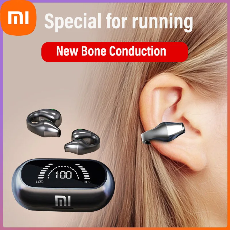 Xiaomi Bone Conduction Wireless Bluetooth 5.2 Earphone S03 TWS Noise Reduction Headphones Waterproof With Mic EarHook Headset
Xiaomi Bone Conduction Wireless Bluetooth 5.2 Earphone S03 TWS Noise Reduction Headphones Waterproof With Mic EarHook Headset