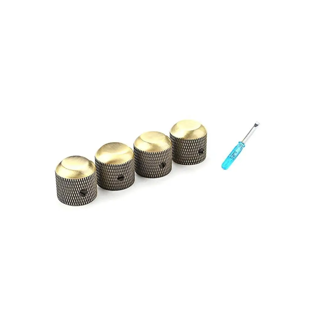 4Pcs Electric Guitar Knobs Volume Tone Control Knobs With Screwdriver Musical Instrument Accessories 
4Pcs Electric Guitar Knobs Volume Tone Control Knobs With Screwdriver Musical Instrument Accessories