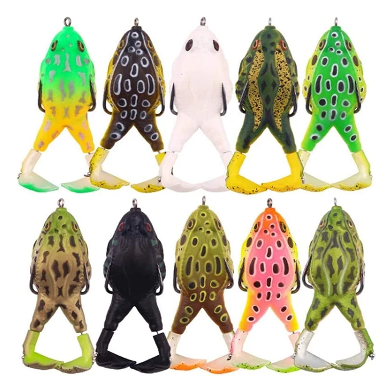 Double Propeller Frog Soft Bait Soft Bait Thunder Frog Fishing Lure Frog Bait Kit Fishing Lures For Freshwater Saltwater
Double Propeller Frog Soft Bait Soft Bait Thunder Frog Fishing Lure Frog Bait Kit Fishing Lures For Freshwater Saltwater