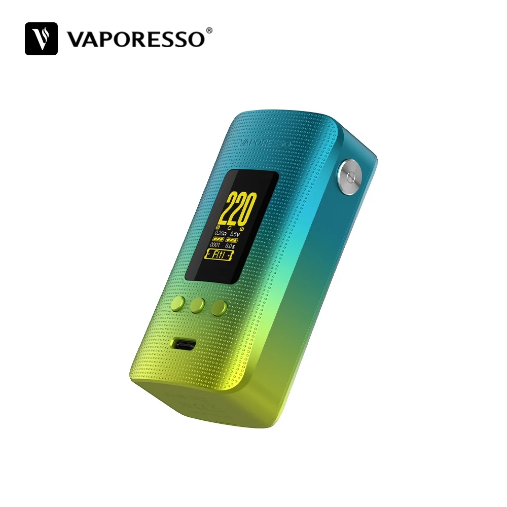 

Original Vaporesso GEN 200 Mod 220W Box Mod Vape Support iTank Atomizer No18650 Battery Electronic Cigarette Vaporizer