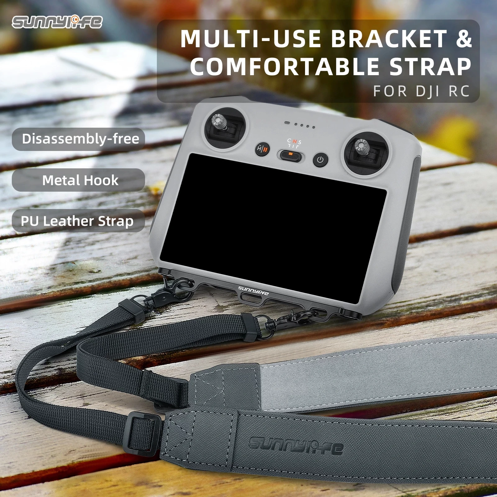 Sunnylife RC Controller Hanger Bracket with PU Leather Strap Shoulder Belt Lanyard for DJI Mavic Mini 3 Pro Controller DJI RC
Sunnylife RC Controller Hanger Bracket with PU Leather Strap Shoulder Belt Lanyard for DJI Mavic Mini 3 Pro Controller DJI RC