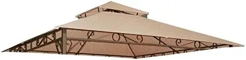 Gazebo Top Replacement for 2 Tier Summer Veranda Frame Canopy Cover Garden Yard Dark Beige Y00710T01 Mini stuff Horror movie de
Gazebo Top Replacement for 2 Tier Summer Veranda Frame Canopy Cover Garden Yard Dark Beige Y00710T01 Mini stuff Horror movie de