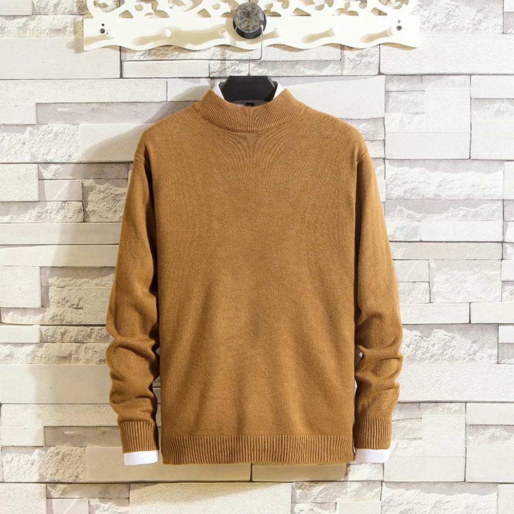 Men Turtleneck Knitted Warm Sweater Solid Colour Knitwear Slim Elastic Thin Pullover Autumn Winter Classic Bottoming Shirt
Men Turtleneck Knitted Warm Sweater Solid Colour Knitwear Slim Elastic Thin Pullover Autumn Winter Classic Bottoming Shirt