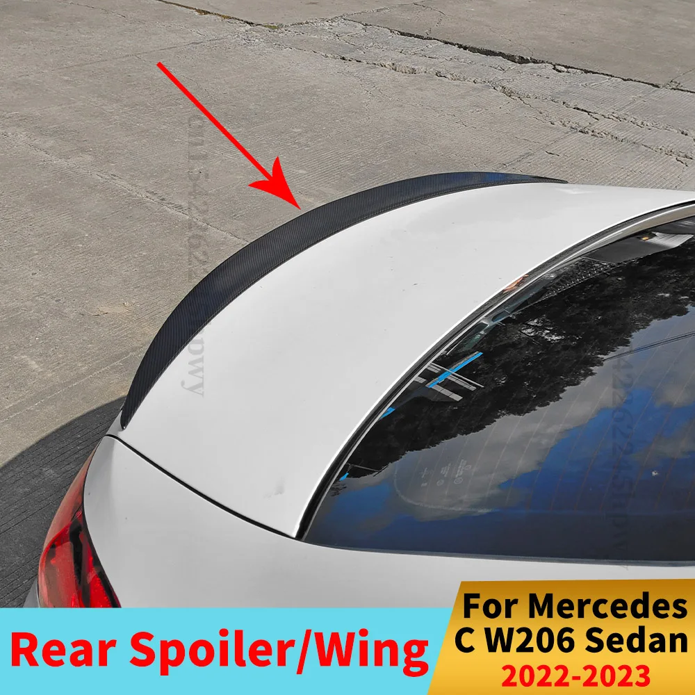 Rear Trunk Spoiler Wing For Mercedes Benz C W206 2022 2023 Sedan 4 Door AMG Style Tail Tuning Accessories Exterior Part Body Kit
Rear Trunk Spoiler Wing For Mercedes Benz C W206 2022 2023 Sedan 4 Door AMG Style Tail Tuning Accessories Exterior Part Body Kit
