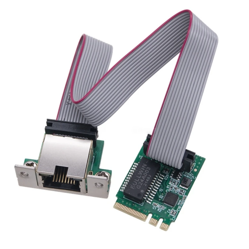 Мини PCIe Плата расширения LAN 1000M .2 A + E 1x порт RJ45 для настольного компьютера
Мини PCIe Плата расширения LAN 1000M .2 A + E 1x порт RJ45 для настольного компьютера