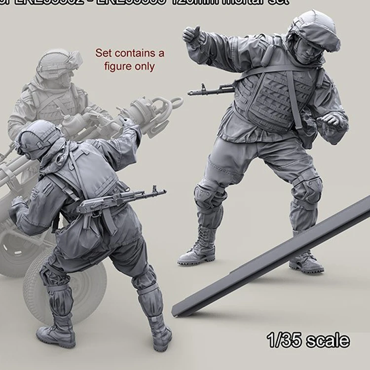 Модель из смолы 1/35, фигурка солдата GK, российский армейский солдат, военная тема, несобранный и Неокрашенный комплект
Модель из смолы 1/35, фигурка солдата GK, российский армейский солдат, военная тема, несобранный и Неокрашенный комплект