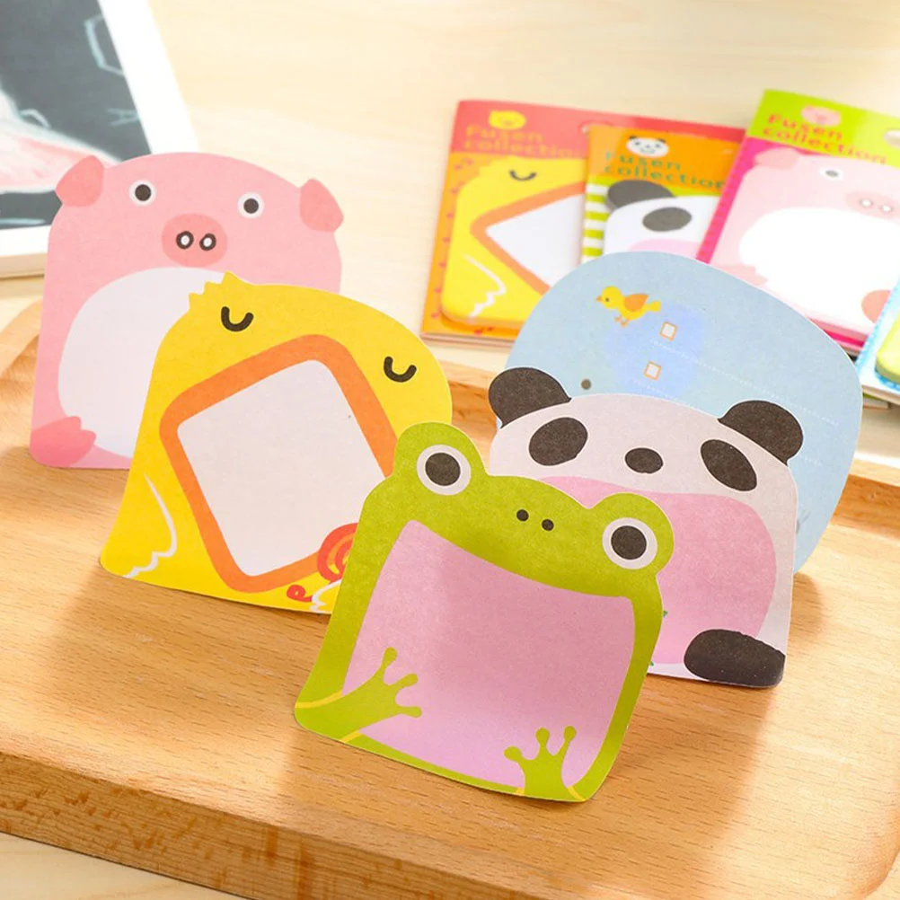 12 Sets Animal Sticky Notes Cartoon Stickers Self-stick Pads Household Memo Daily Portable Paper Self-adhesive Compact Office 
12 Sets Animal Sticky Notes Cartoon Stickers Self-stick Pads Household Memo Daily Portable Paper Self-adhesive Compact Office