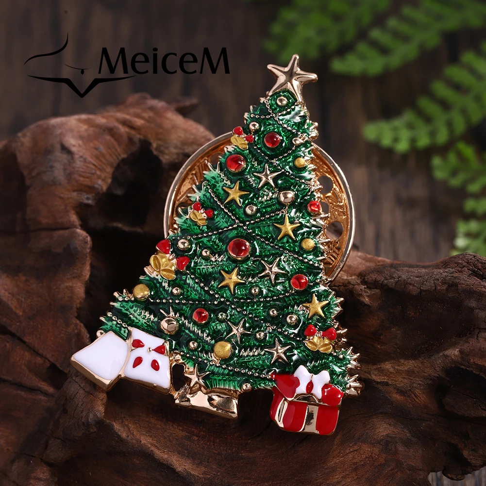 New in Brooches Tree Christmas Gifts Stylish Lapel Pins Backpacks Metal Elegant Decoration Enamel Magnetic Brooches for Women
New in Brooches Tree Christmas Gifts Stylish Lapel Pins Backpacks Metal Elegant Decoration Enamel Magnetic Brooches for Women