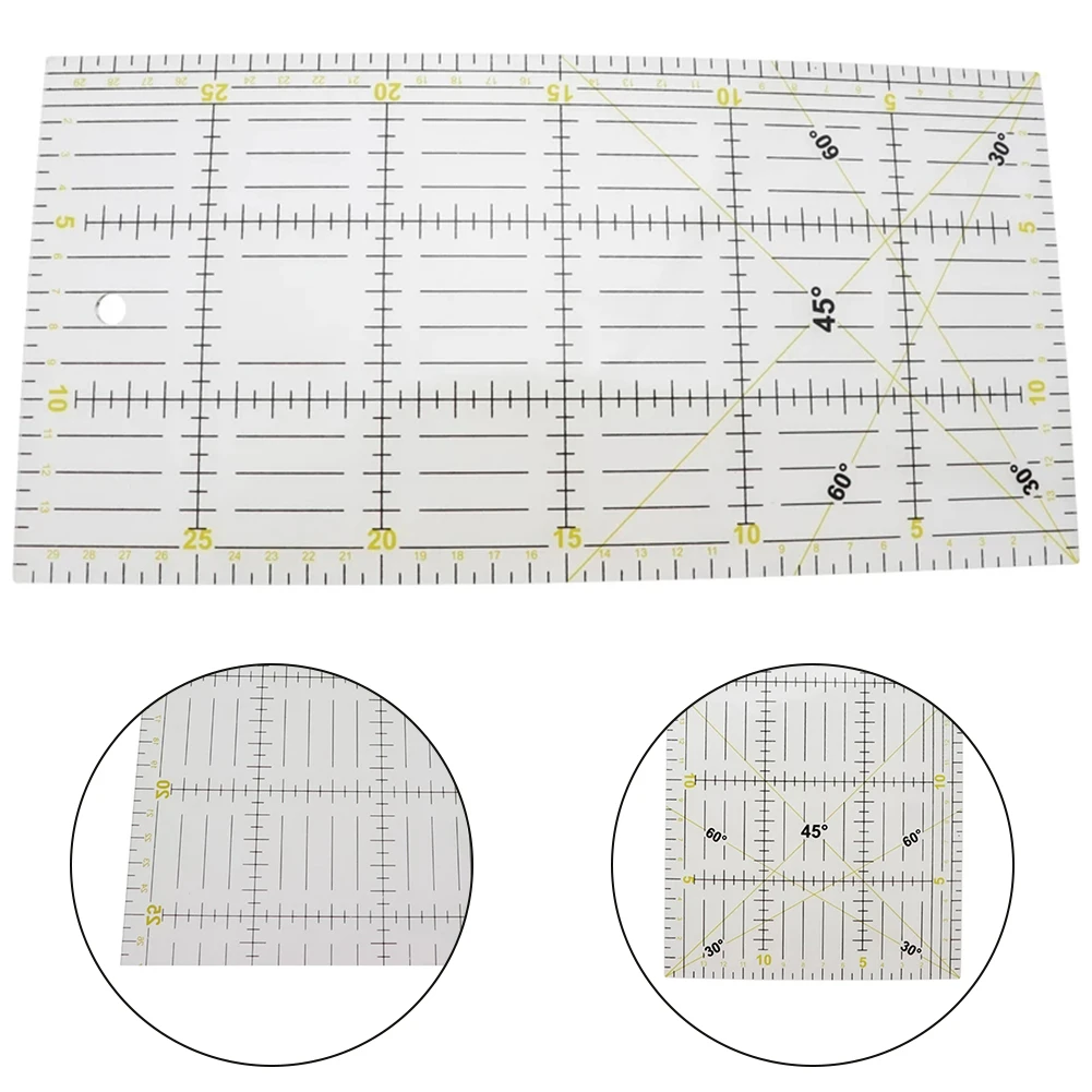15*30cm Sewing Patchwork Feet Tailor Yardstick Cloth Cutting Rulers High-Grade Acrylic Multi-function Clothing Ruler Sewing Tool
15*30cm Sewing Patchwork Feet Tailor Yardstick Cloth Cutting Rulers High-Grade Acrylic Multi-function Clothing Ruler Sewing Tool