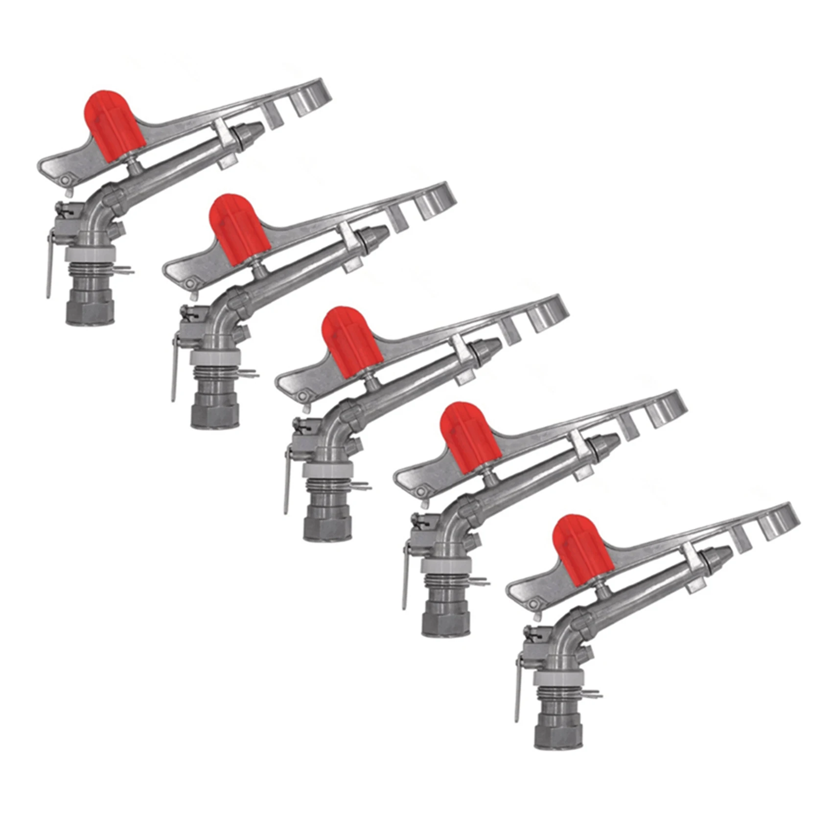 5x Zinc Alloy Nozzle Irrigation Sprinkler Water System 360 Degrees Adjustable Rain Spray Field Sprinklers 1.5 Inch
5x Zinc Alloy Nozzle Irrigation Sprinkler Water System 360 Degrees Adjustable Rain Spray Field Sprinklers 1.5 Inch