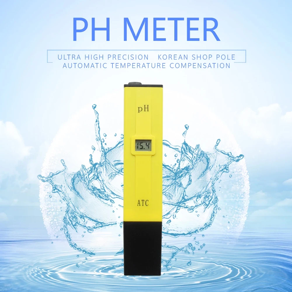 

Измеритель PH 0,01, высокоточный тестер качества воды с диапазоном измерений 0-14, подходит для аквариума и бассейна