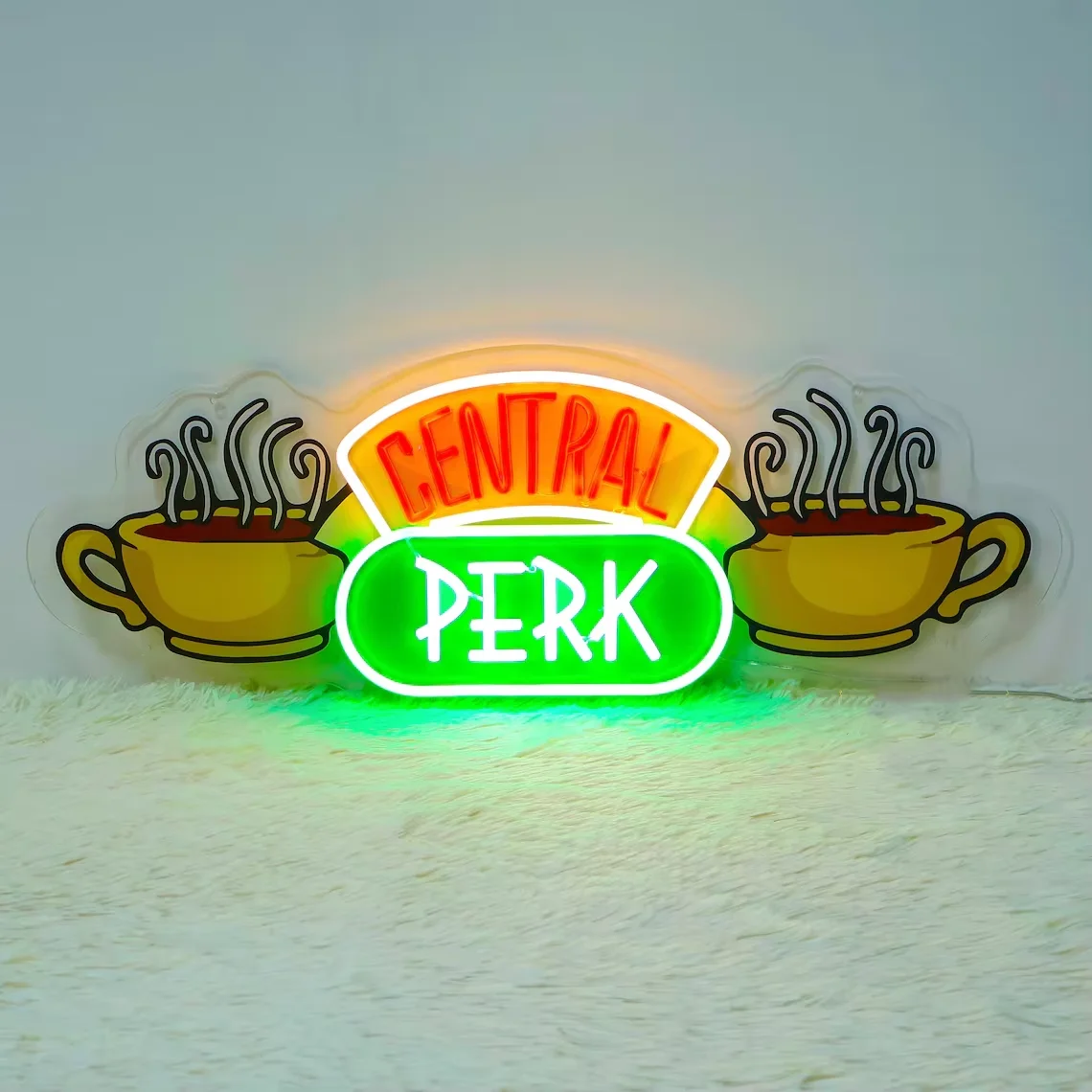 Неоновая Вывеска Central Perk, Светодиодная Неоновая Лампа С Регулируемой Яркостью, USB-вентилятор, Подарок Для Друзей, Кофейни
Неоновая Вывеска Central Perk, Светодиодная Неоновая Лампа С Регулируемой Яркостью, USB-вентилятор, Подарок Для Друзей, Кофейни