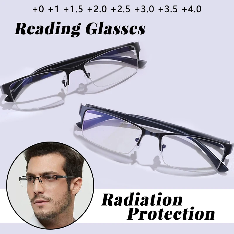 Half Frame Reading Glasses Men and Women Presbyopia High Definition Anti Radiation Fatigue Reanding Eyewear Unisex Glasses
Half Frame Reading Glasses Men and Women Presbyopia High Definition Anti Radiation Fatigue Reanding Eyewear Unisex Glasses