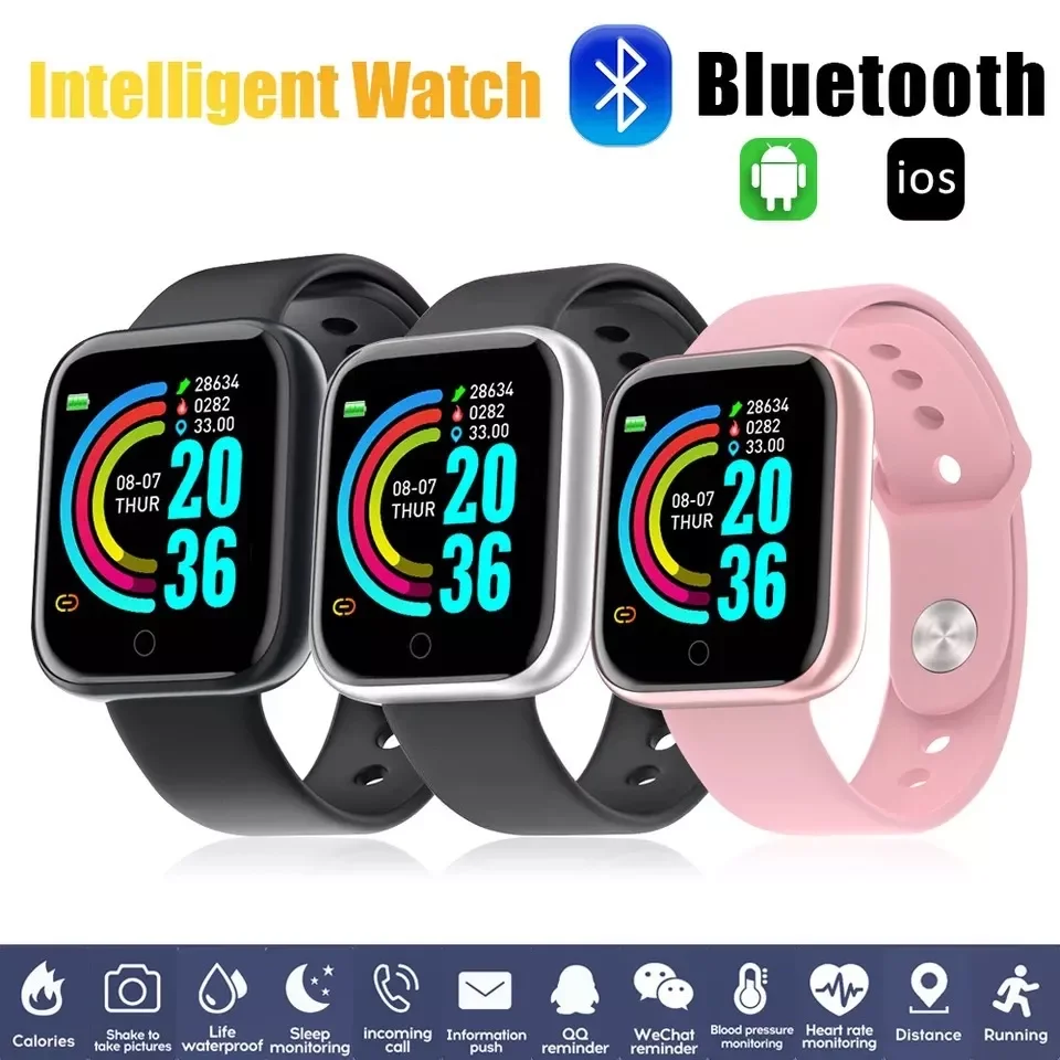 Wholesale Y68 Pro Smart Watch Bluetooth Sport Heart Rate Monitor Custom Wallpaper Women's Beautiful Bracelet D20 for Android
Wholesale Y68 Pro Smart Watch Bluetooth Sport Heart Rate Monitor Custom Wallpaper Women's Beautiful Bracelet D20 for Android