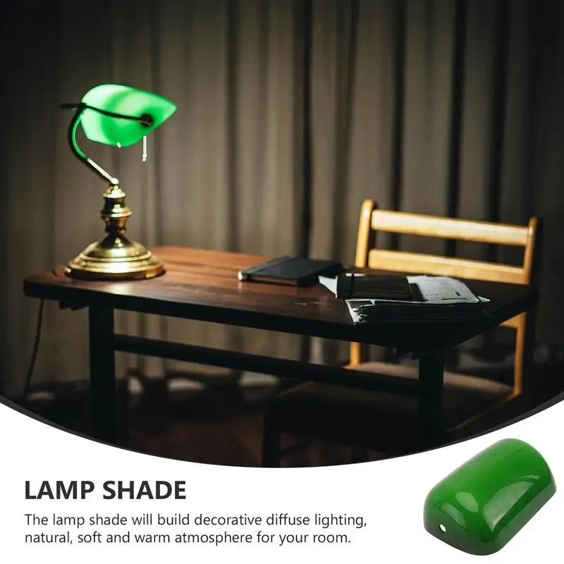 1PC Antique Green Lampshade Cover Table Lamp Lampshade Fashion Retro Lampshade Glass Desk Lamp Lampshade Decor Accessories
1PC Antique Green Lampshade Cover Table Lamp Lampshade Fashion Retro Lampshade Glass Desk Lamp Lampshade Decor Accessories