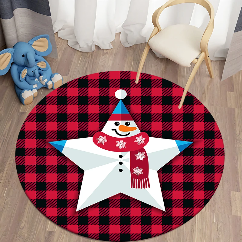 Christmas New Year Gift Kawaii Printed Round Carpet Children's Living Room Mat Floor Mat Yoga Mat Bedroom Chair Non Slip Mat
Christmas New Year Gift Kawaii Printed Round Carpet Children's Living Room Mat Floor Mat Yoga Mat Bedroom Chair Non Slip Mat