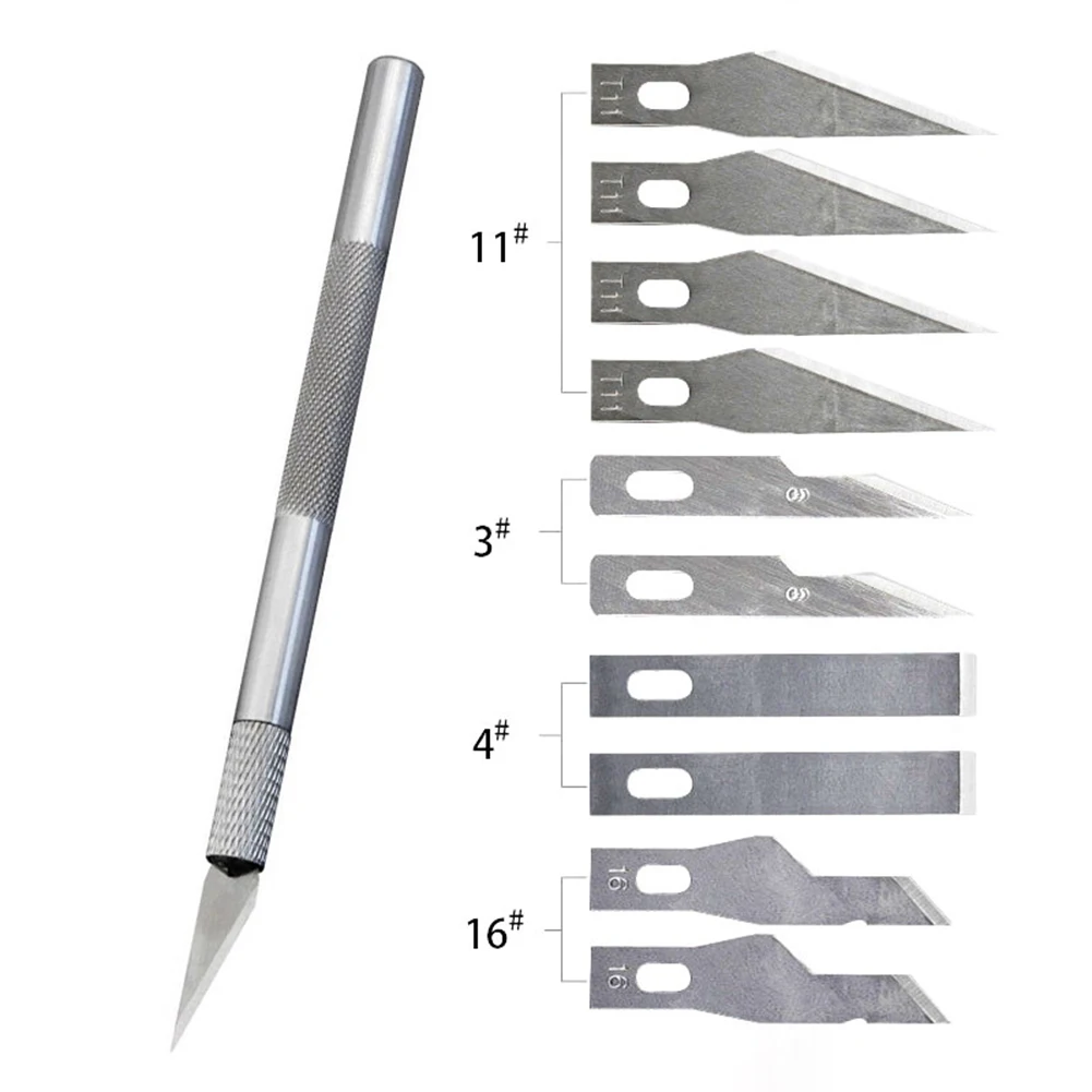 11pcs/set Art Utility Knife Carving Cutter Paper Sticker Engraving Cutter Wood Handicraft Sculpture Hand Tool
11pcs/set Art Utility Knife Carving Cutter Paper Sticker Engraving Cutter Wood Handicraft Sculpture Hand Tool