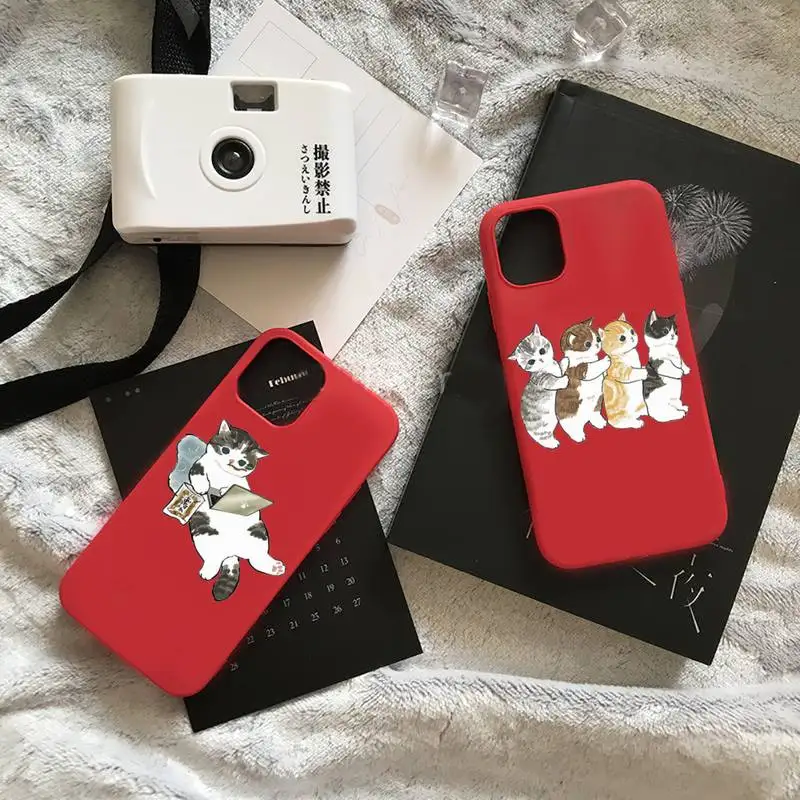 Japan cat cute hand painted animal Phone Case Candy Color for iPhone 6 7 8 11 12 13 s mini pro X XS XR MAX Plus
Japan cat cute hand painted animal Phone Case Candy Color for iPhone 6 7 8 11 12 13 s mini pro X XS XR MAX Plus
