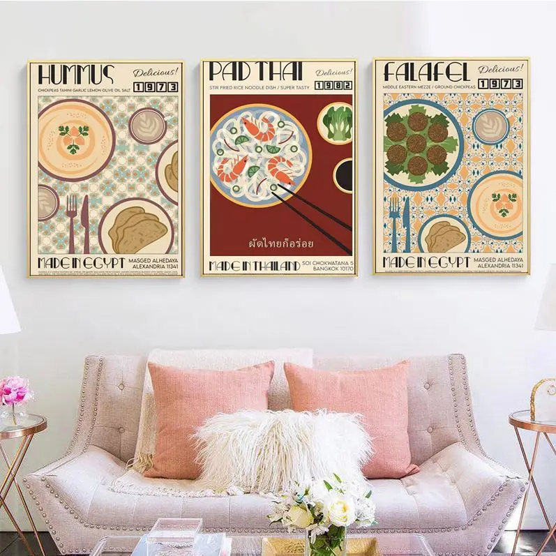 Food Introduction Classic Movie Posters Decoracion Painting Wall Art White Kraft Paper Stickers Wall Painting
Food Introduction Classic Movie Posters Decoracion Painting Wall Art White Kraft Paper Stickers Wall Painting