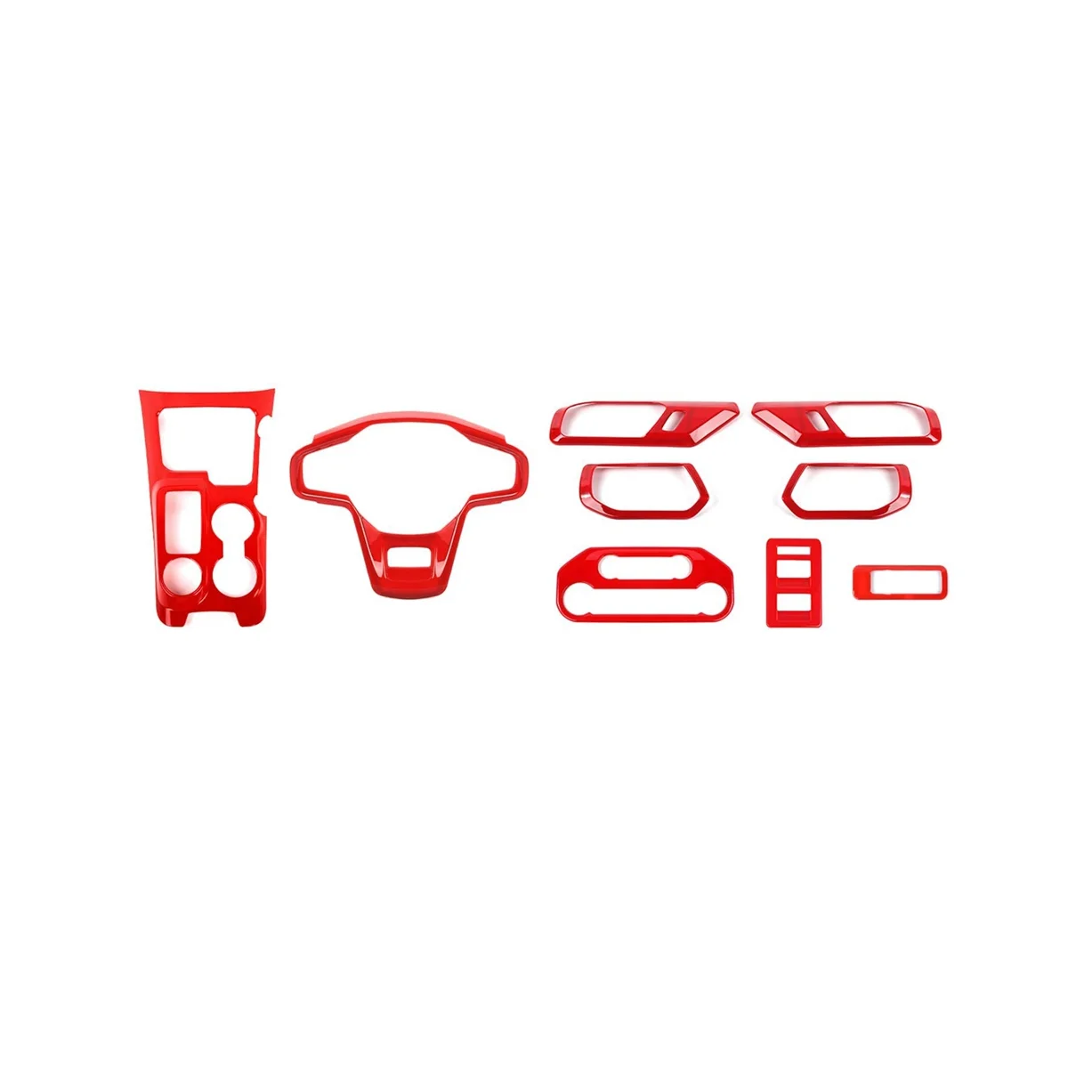 For Ford Bronco 2021 2022 Interior Decoration Trim, Gear Shift Panel Trim, Steering Wheel Trim, Inner Door Handle Trim
For Ford Bronco 2021 2022 Interior Decoration Trim, Gear Shift Panel Trim, Steering Wheel Trim, Inner Door Handle Trim
