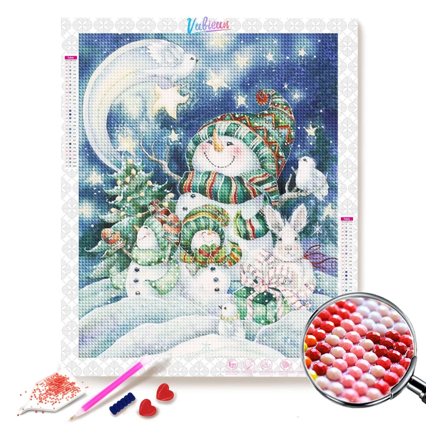 5D DIY Christmas Snowman Diamond Painting Cross Stitch Diamond Embroidery Picture of Rhinestones Home Decor
5D DIY Christmas Snowman Diamond Painting Cross Stitch Diamond Embroidery Picture of Rhinestones Home Decor