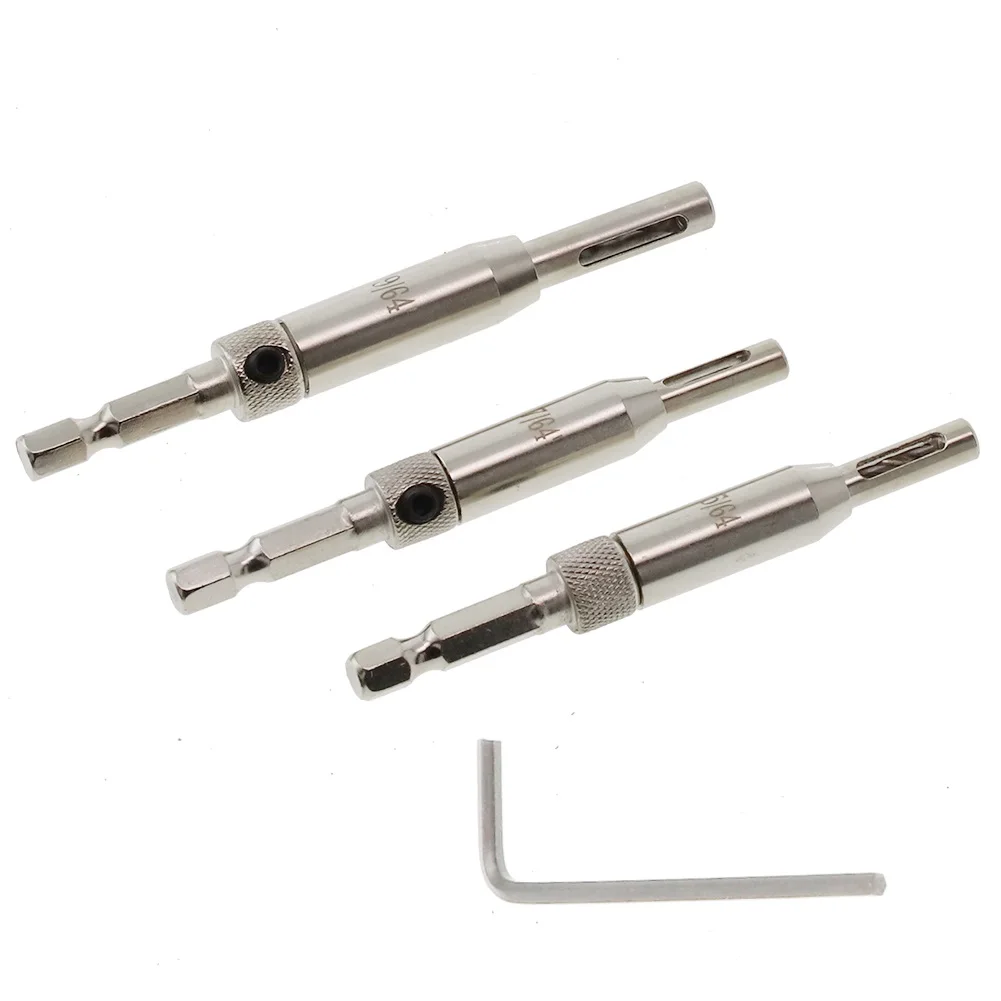 3pcs Self Centering Hinge Drill Bits Set Door Cabinet Pilot Holes HSS Hex Groove Woodworking Hole Puncher Wood Reaming Tool
3pcs Self Centering Hinge Drill Bits Set Door Cabinet Pilot Holes HSS Hex Groove Woodworking Hole Puncher Wood Reaming Tool