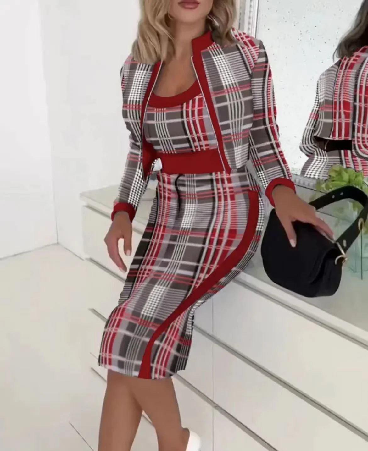 Tops Skirt Zipper Coat Three Piece Set Women Autumn Fashion Printing Three Piece Set Women Casual Sleeveless
Tops Skirt Zipper Coat Three Piece Set Women Autumn Fashion Printing Three Piece Set Women Casual Sleeveless