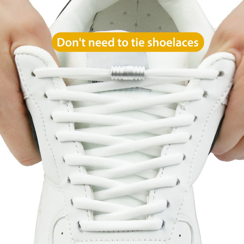 Anti-Dropping Elastic No Tie Shoelaces Flat Shoe Laces For Kids and Adult Sneakers Quick Lazy Metal Lock Laces Shoe Strings
Anti-Dropping Elastic No Tie Shoelaces Flat Shoe Laces For Kids and Adult Sneakers Quick Lazy Metal Lock Laces Shoe Strings