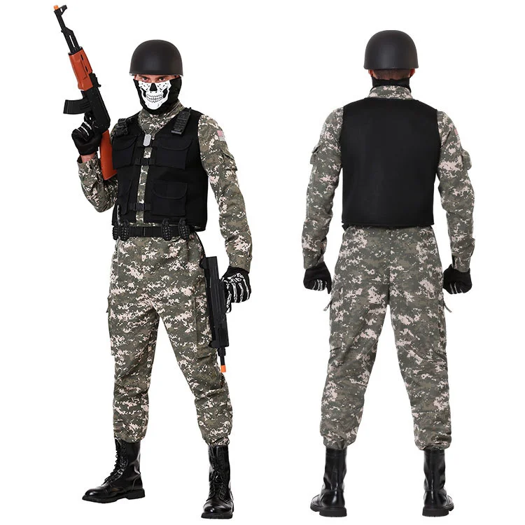 New Halloween Party Cosplay Adult Kid Soldier Regimental Police PUBG Cosplay Costume CS Cosplay Uniform Boy Man
New Halloween Party Cosplay Adult Kid Soldier Regimental Police PUBG Cosplay Costume CS Cosplay Uniform Boy Man