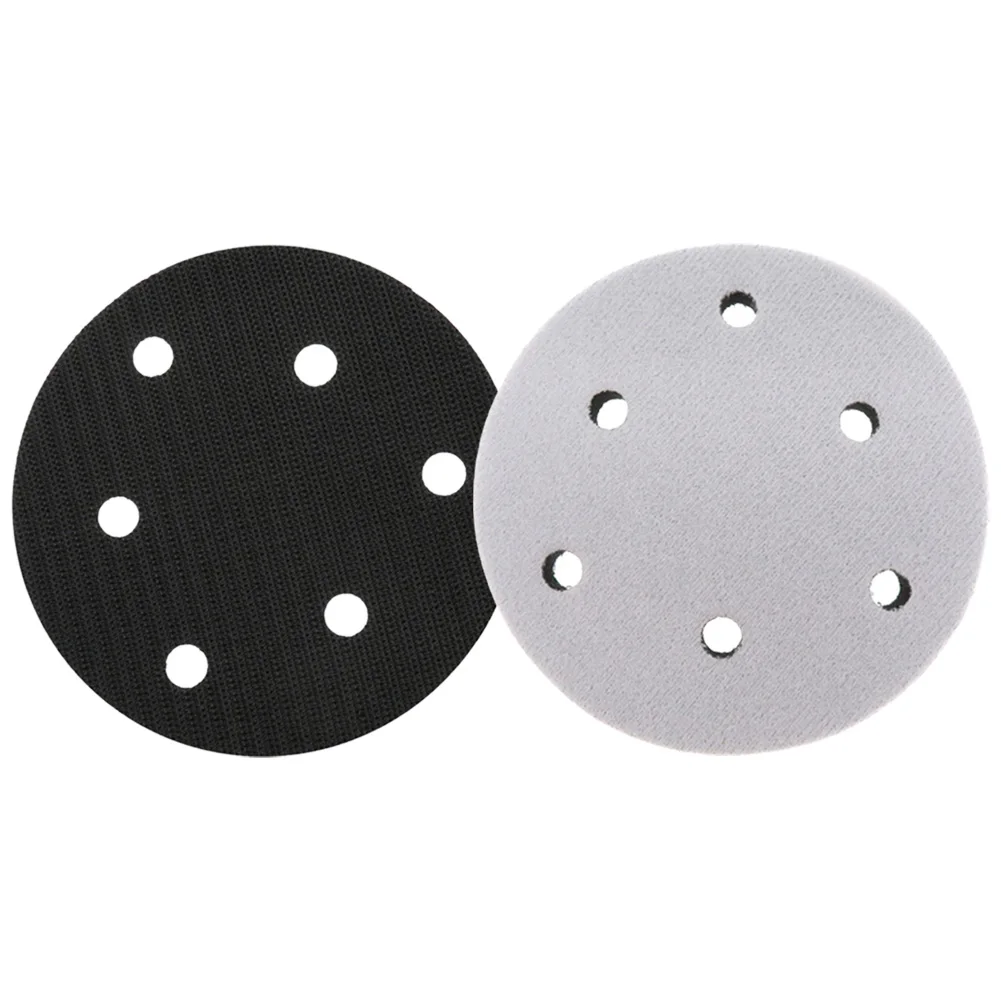 2PCS 5 Inch(125mm) 6-Hole Soft Sponge Interface Pad For Sanding Pads And Hook&Loop Sanding Discs For Uneven Surface Polishing
2PCS 5 Inch(125mm) 6-Hole Soft Sponge Interface Pad For Sanding Pads And Hook&Loop Sanding Discs For Uneven Surface Polishing
