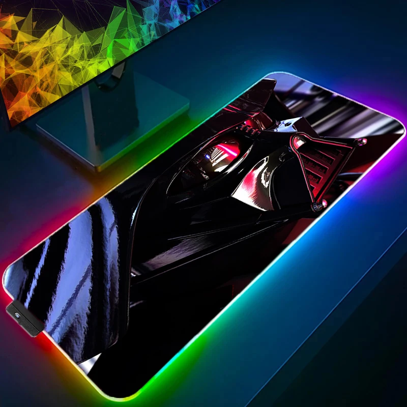 Gaming Mouse Pad Gamer Darth Vader Star Wars RGB LED Computer Offices Laptop Speed Mats Carpet Rug Keyboard Mat Pc Accessories
Gaming Mouse Pad Gamer Darth Vader Star Wars RGB LED Computer Offices Laptop Speed Mats Carpet Rug Keyboard Mat Pc Accessories