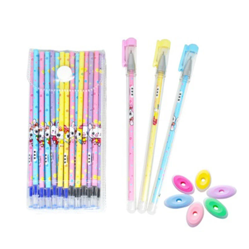 0.5mm Blue Black Ink Gel Pen Erasable Refill Rod Erasable Pen Washable Handle School Writing Stationery Gel Ink Pen
0.5mm Blue Black Ink Gel Pen Erasable Refill Rod Erasable Pen Washable Handle School Writing Stationery Gel Ink Pen