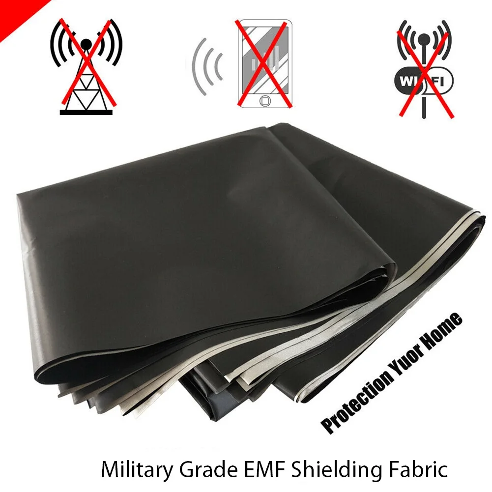 Super EMF Shielding Fabric Military Grade Anti Radiation Protection Faraday Black Anti-oxidation Anti-GPS Anti-theft Radiation
Super EMF Shielding Fabric Military Grade Anti Radiation Protection Faraday Black Anti-oxidation Anti-GPS Anti-theft Radiation