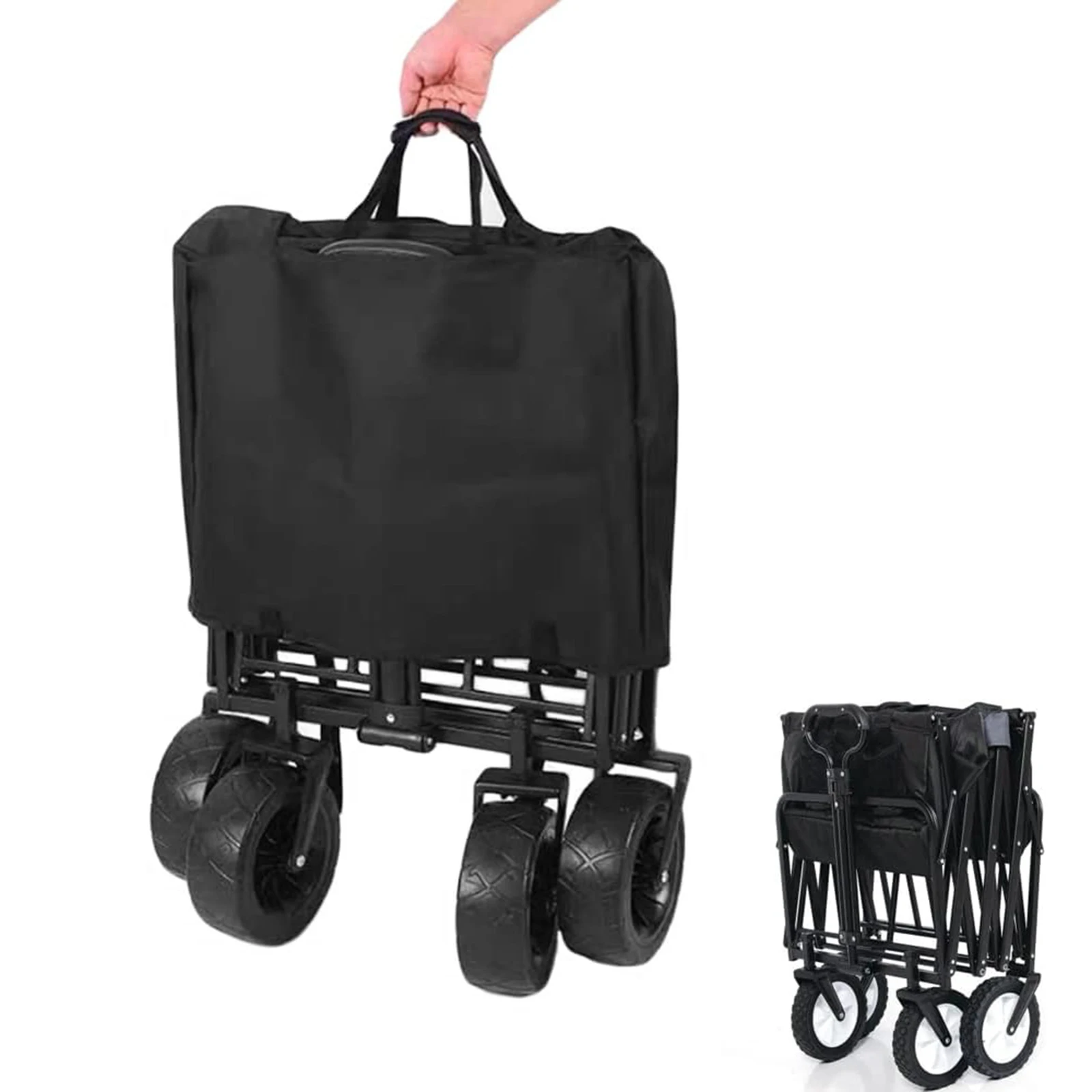 Storage Bag Folding Wagon Cover Easy Folding Oxford Cloth Storage 21.7 * 16.9 * 4.3 In 55 * 43 * 11 Cm 600D Black
Storage Bag Folding Wagon Cover Easy Folding Oxford Cloth Storage 21.7 * 16.9 * 4.3 In 55 * 43 * 11 Cm 600D Black