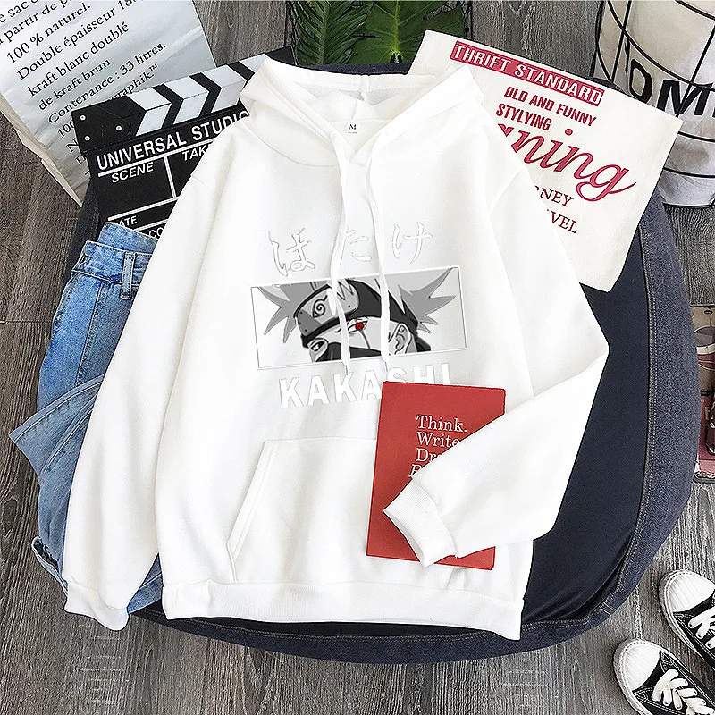 Naruto Kakashi Flag Wood Kakashi Plus Velvet Hoodie Couple Sweater Anime Hoodie Kawaii Clothes Streetwear Women
Naruto Kakashi Flag Wood Kakashi Plus Velvet Hoodie Couple Sweater Anime Hoodie Kawaii Clothes Streetwear Women