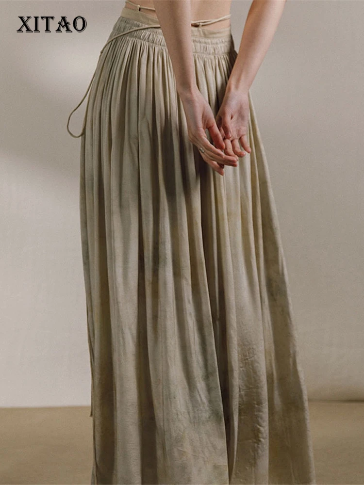XITAO Pleated Skirt Drawstring Elastic Waist Goddess Fan Casual Style Sheath 2022 Summer Print Pattern Loose Skirt WLD7524
XITAO Pleated Skirt Drawstring Elastic Waist Goddess Fan Casual Style Sheath 2022 Summer Print Pattern Loose Skirt WLD7524