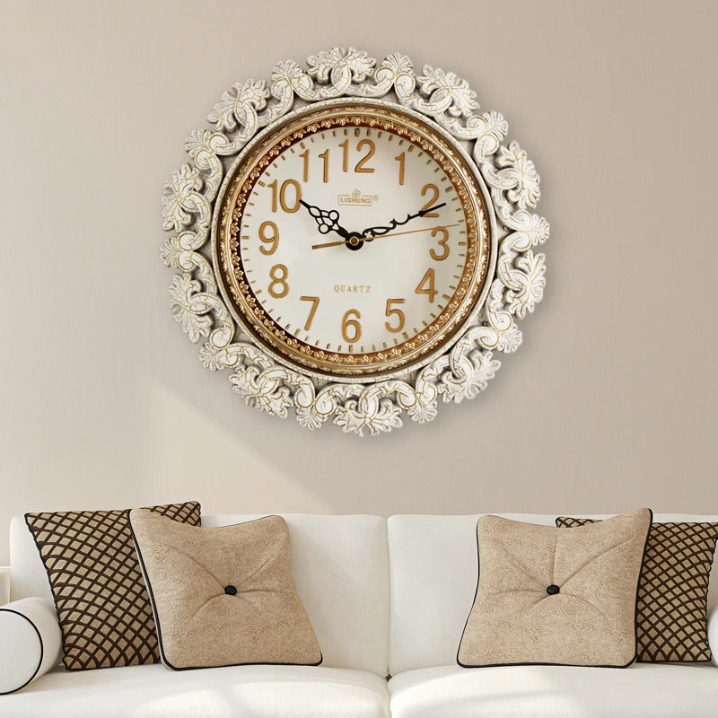 Art European Luxury Wall Clock Vintage Resin Modern Design Stylish Silent Wall Clock Living Room Orologio Da Parete Home Decor
Art European Luxury Wall Clock Vintage Resin Modern Design Stylish Silent Wall Clock Living Room Orologio Da Parete Home Decor
