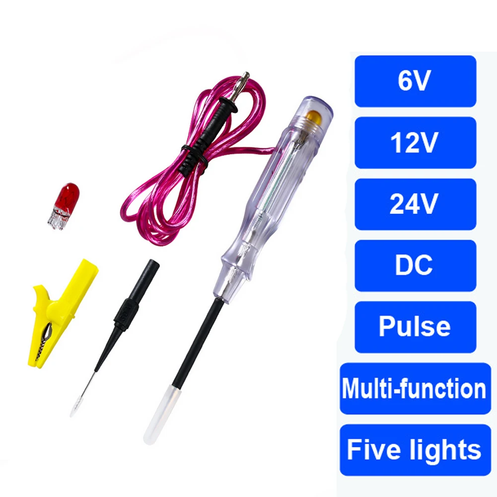 6V 12V 24V Durable Automotive Electric Circuit Tester Digital Light Probe Test Pen Car Electrical System Tester For Car Boat
6V 12V 24V Durable Automotive Electric Circuit Tester Digital Light Probe Test Pen Car Electrical System Tester For Car Boat