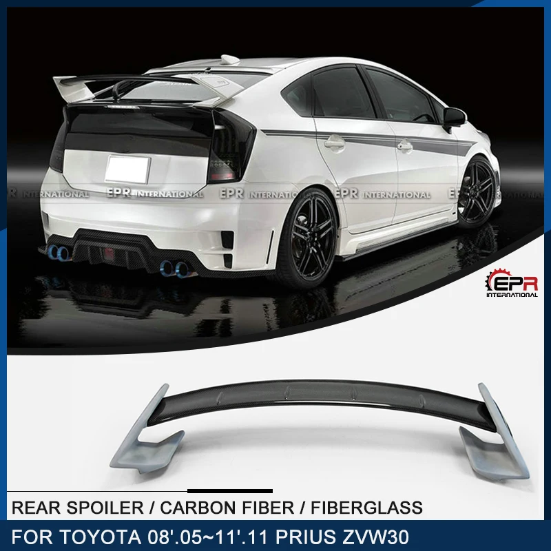 For 08'.05~11'.11 Prius ZVW30 RR-GT TMK Style Rear Wing Carbon Fiber Fiberglass Unpainted Trunk Bootlid Spoiler Body Kit Parts
For 08'.05~11'.11 Prius ZVW30 RR-GT TMK Style Rear Wing Carbon Fiber Fiberglass Unpainted Trunk Bootlid Spoiler Body Kit Parts