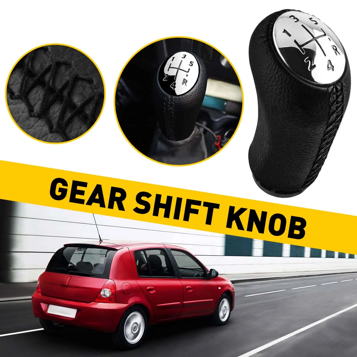 5 Speed PU Leather Car Gear Shift Knob For Renault Clio 3 Megane 2 Scenic 2 Kangoo Auto Accessories Head Stick Gear Shifter
5 Speed PU Leather Car Gear Shift Knob For Renault Clio 3 Megane 2 Scenic 2 Kangoo Auto Accessories Head Stick Gear Shifter