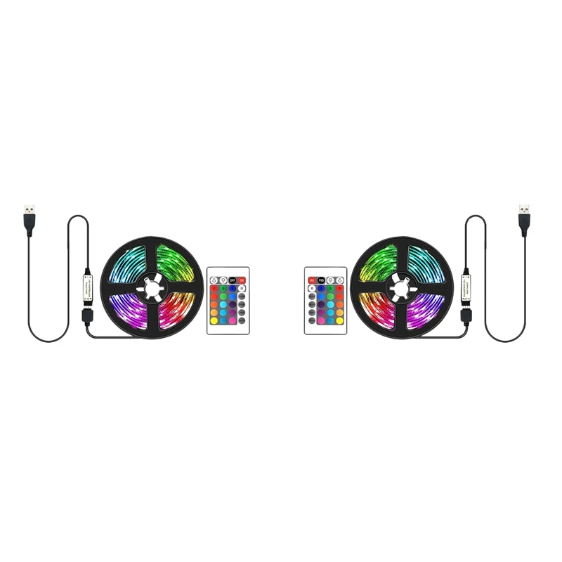 Led Lights With Non-Waterproof 5050Rgb Remote Control USB Tv Background Light 5V Color Changing Atmosphere Light
Led Lights With Non-Waterproof 5050Rgb Remote Control USB Tv Background Light 5V Color Changing Atmosphere Light