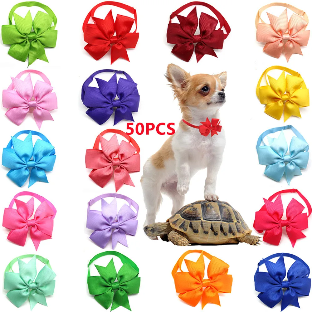 Wholesale Random 50 PCS Adjustable Dog Cat Bow Tie Neck Tie Pet Dog Bow Tie Puppy Bows Collar for Kitten Collar Pet Accessories
Wholesale Random 50 PCS Adjustable Dog Cat Bow Tie Neck Tie Pet Dog Bow Tie Puppy Bows Collar for Kitten Collar Pet Accessories