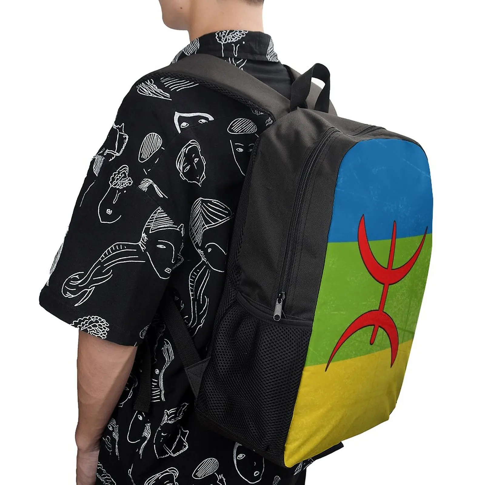Amazigh Flag - Berber Flag43913637 17 Inch Shoulder Backpack Vintage Sports Activities Creative Secure Cosy Infantry Pack
Amazigh Flag - Berber Flag43913637 17 Inch Shoulder Backpack Vintage Sports Activities Creative Secure Cosy Infantry Pack
