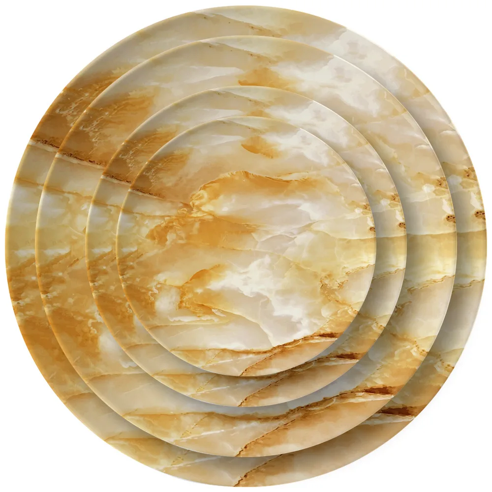 Nordic bone china yellow marble four piece set Western steak plate wedding dessert plate household ceramic dish plate
Nordic bone china yellow marble four piece set Western steak plate wedding dessert plate household ceramic dish plate