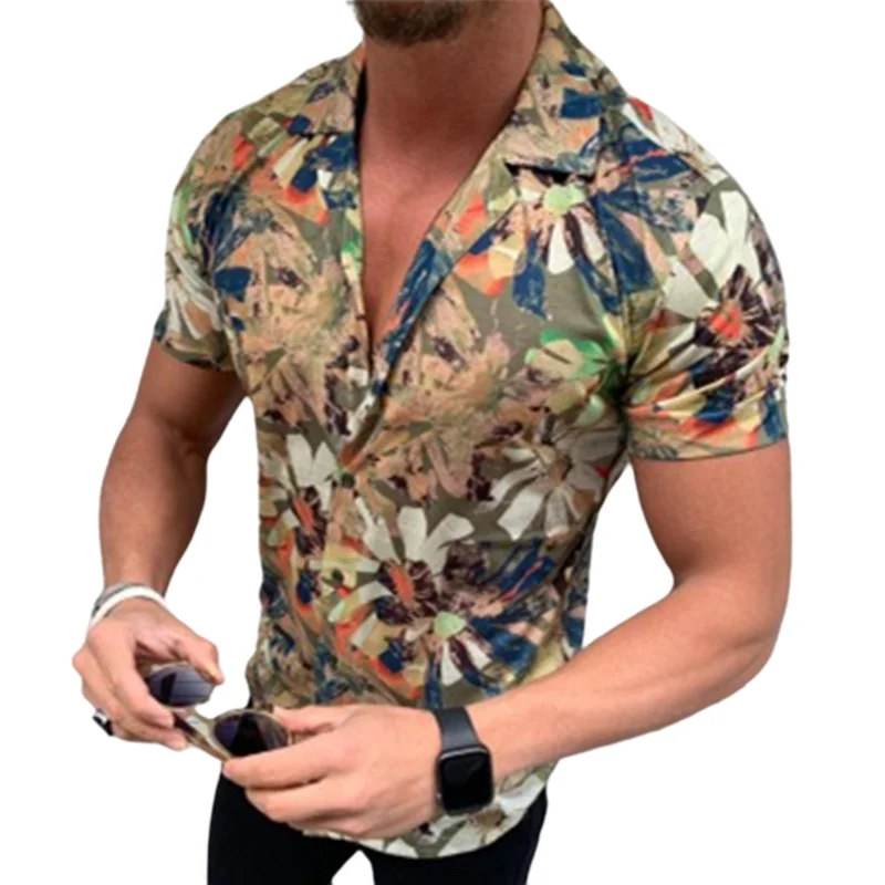 2023 Mens Fashion Clothing Trends Hawaiian Print Flower Shirts Single-Breasted Cardigan Button Up Slim Fit Man
2023 Mens Fashion Clothing Trends Hawaiian Print Flower Shirts Single-Breasted Cardigan Button Up Slim Fit Man