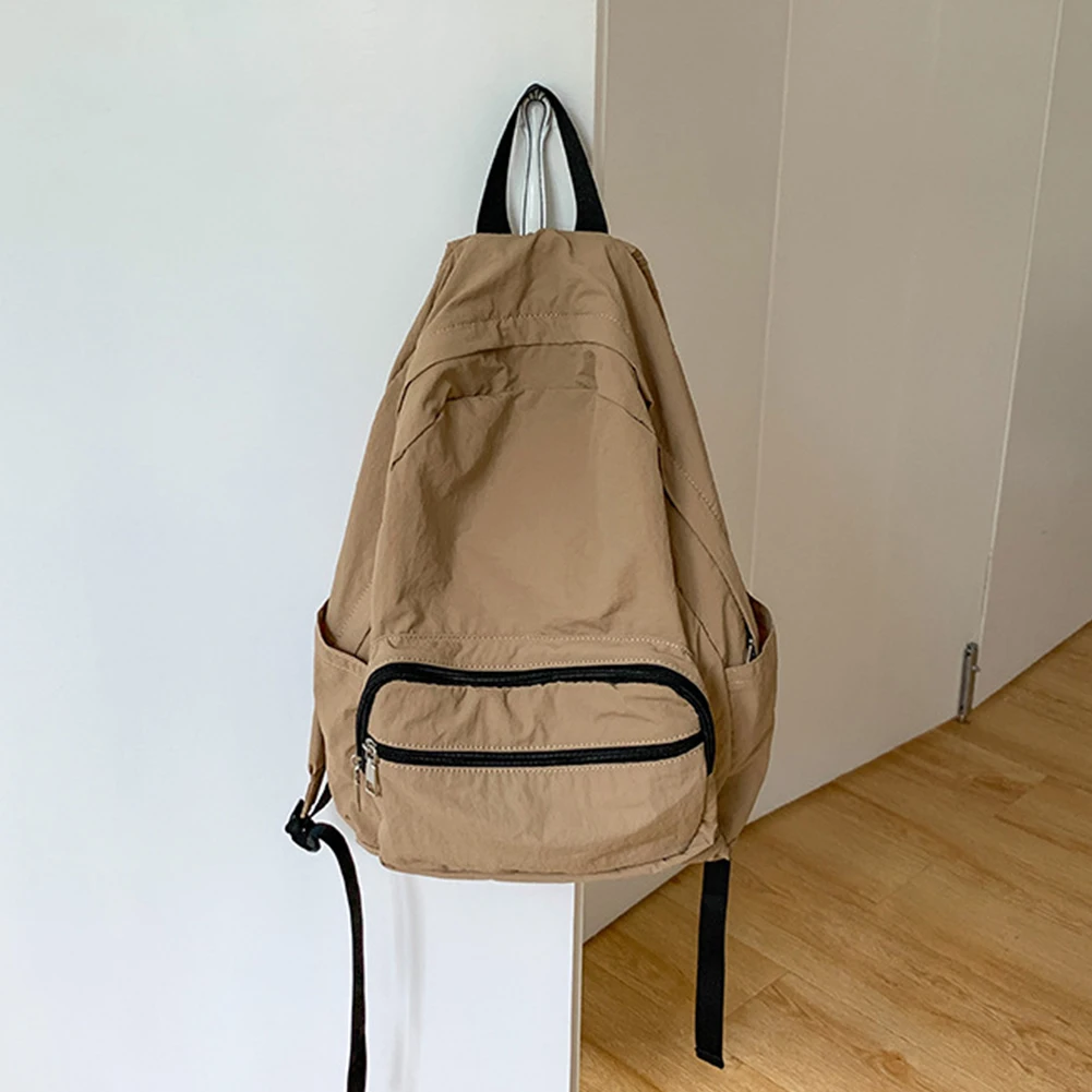 Универсальный модный рюкзак, удобная нейлоновая сумка для книг, вместительный повседневный рюкзак на молнии, однотонная сумка для переноски
Универсальный модный рюкзак, удобная нейлоновая сумка для книг, вместительный повседневный рюкзак на молнии, однотонная сумка для переноски