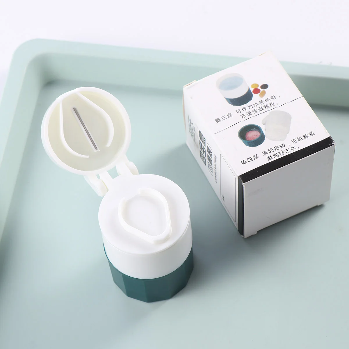 2 Pcs Travel Cases Medication Box Divider Box Medicine Tablet Cutting Portable Organizer
2 Pcs Travel Cases Medication Box Divider Box Medicine Tablet Cutting Portable Organizer